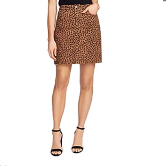 CeCe Dresses & Skirts - NWT CeCe Leopard Print Skirt 14 🐆